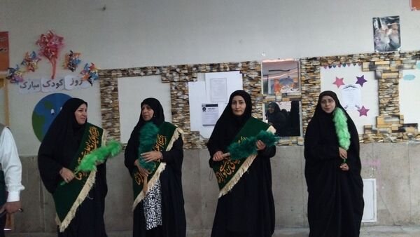 مدرسه سیدالشهداء ۲ مهاجران، میزبان خادمان امام رضا (ع)