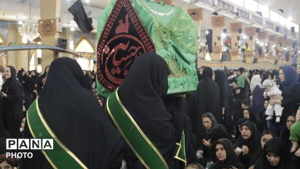 شیرخوارگان حسینی در مصلی پاکدشت؛ تجلی عشق به کوچک‌ترین سربازان عاشورا