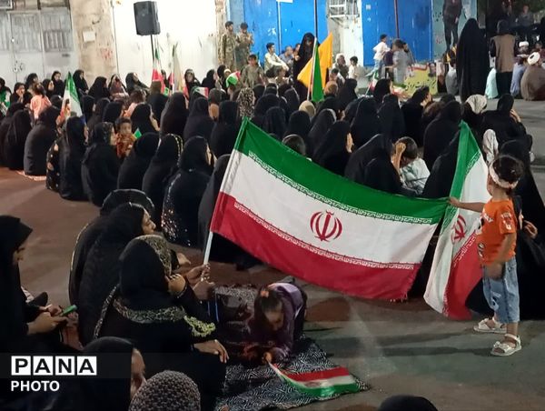 حضوردانش آموزان دراجتماع مردمی رودبارجنوب