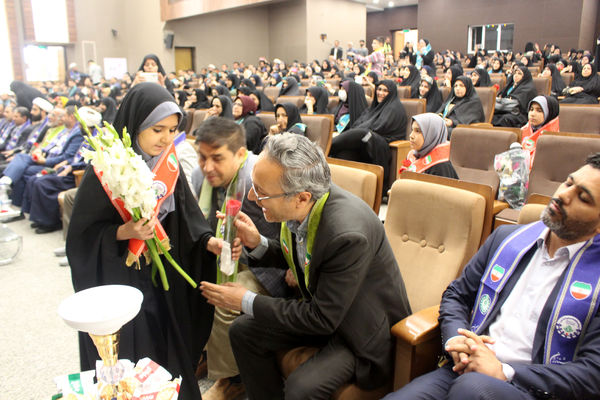 آیین بزرگداشت سالروز تاسیس سازمان دانش‌آموزی در قم-1