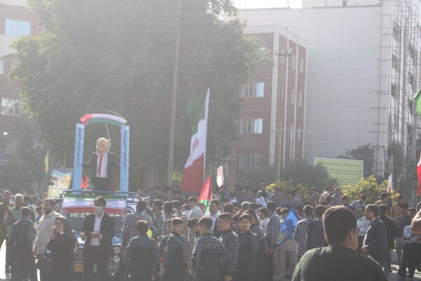 راهپیمایی 13 آبان در بوشهر