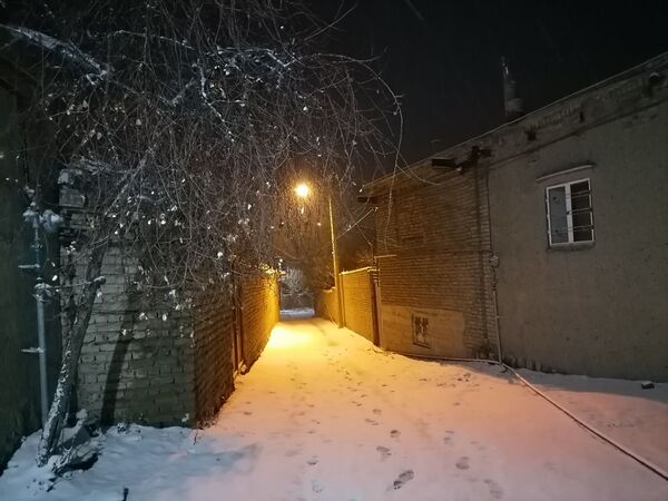 گذری بر بارش برف زمستانی در شهر بار