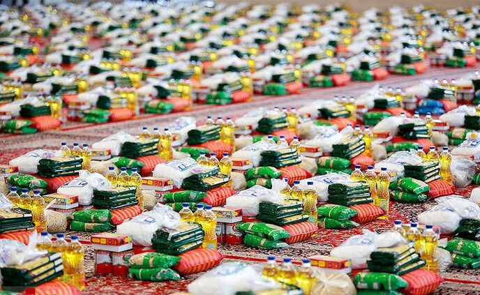 برگزاری رزمایش مواسات و همدلی از سوی کمیته امداد در مسجد مقدس جمکران