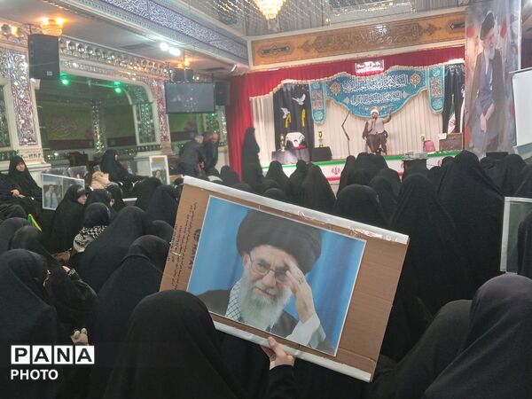 اجتماع بزرگ دختران سید علی در مهدیه شهرستان نیشابور 