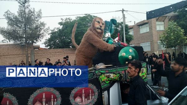 مراسم عزاداری عصر عاشورا در خلیل آباد 