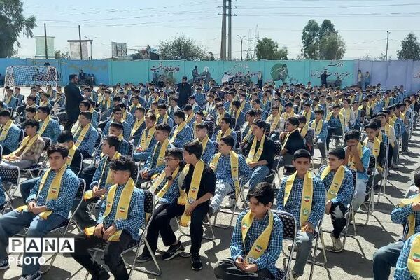 مراسم بازگشایی مدارس در شهر پرند