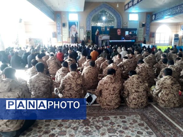 اجتماع بزرگ  بسیجیان شیروان در مصلی امام خامنه‌ای (مدظله العالی) 