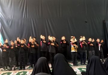 مراسم شیرخوارگان حسینی در حسینیه شهدای ظفرآباد 