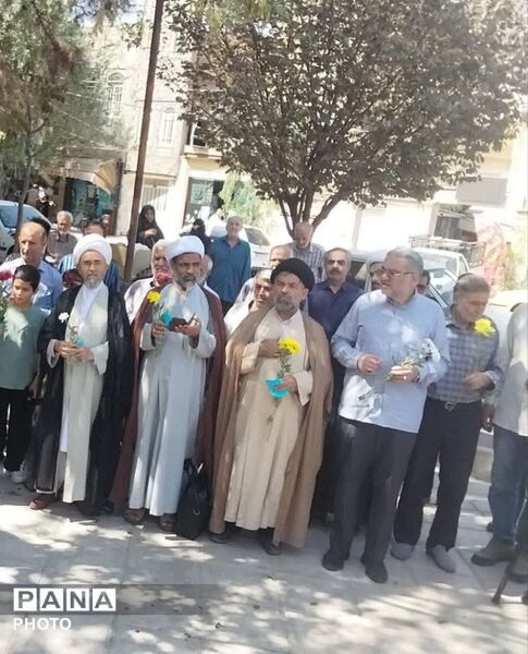 غبارروبی مزار شهید گمنام شهرک امام حسن(ع) قم