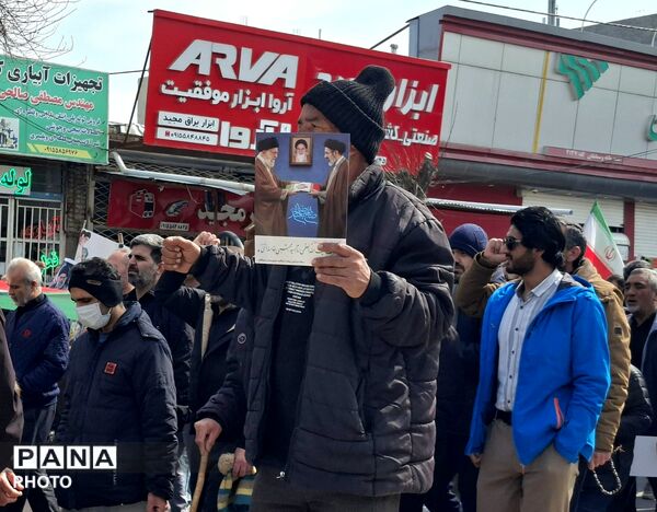 حضور مقتدر مردم آشخانه در راهپیمایی روز قدس