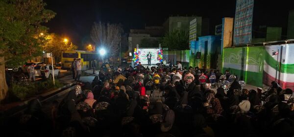 جشن خیابانی ولادت امام حسین (ع) در شهرستان ورامین