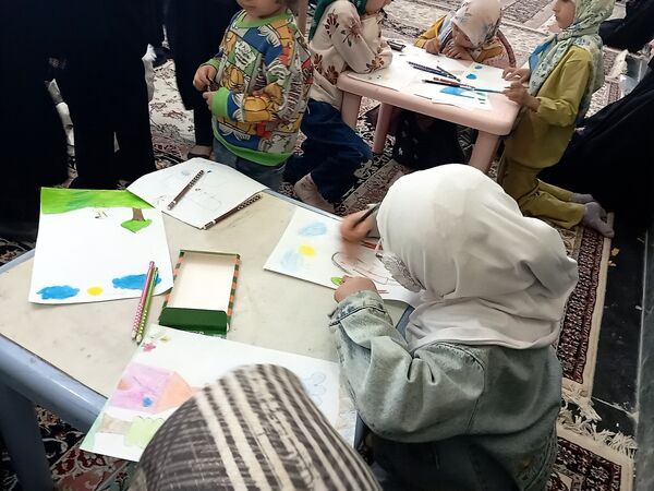 برپایی غرفه کودک در نماز جمعه 
