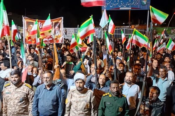 تجمع مردمان غیور کهنوج