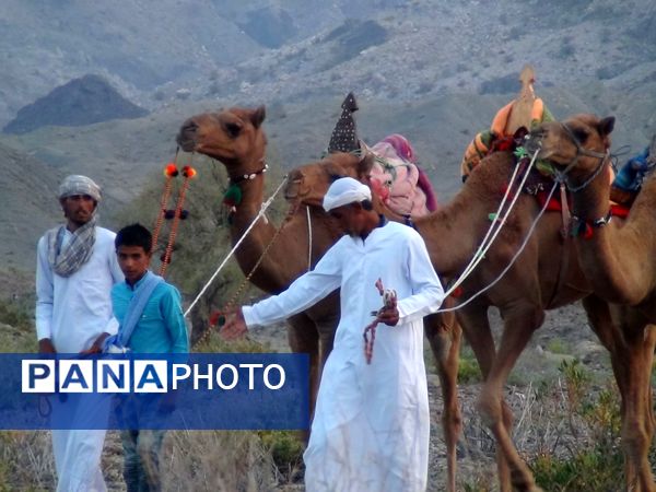 بازسازی واقعه عظیم «غدیر خم» در شهرستان بشاگرد 