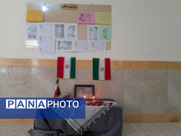 مدارس شهرستان صالح آباد عزادار سید مقاومت