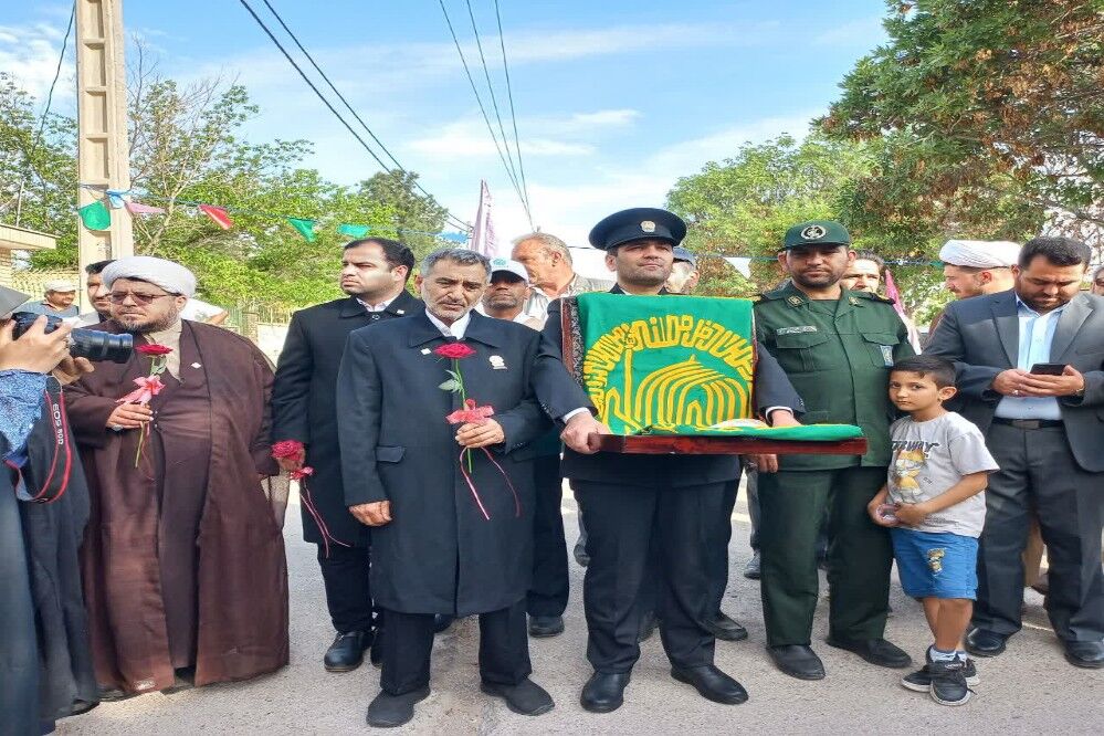 استقبال از خادمان حرم مطهر امام رضا( ع) در شهرستان فاروج 