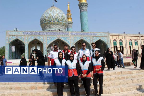 مراسم پیاده‌روی جاماندگان اربعین حسینی شهرستان فراشبند‌