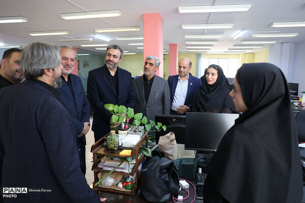 بازدید جمعی از مدیران و معاونان وزارت آموزش و پرورش از خبرگزاری پانا به مناسبت روز خبرنگار