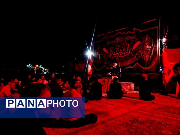 حضور دادستان کاشمر در مراسم عزاداری هیئت جوانان علی اکبری (ع) و هلال احمر کاشمر