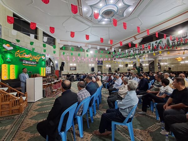 محفل با شکوه انس با قرآن کریم امت احمد اسوه مقاومت مسجد جامع قائمشهر