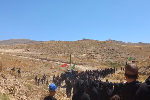 مراسم گرامیداشت تاسوعای حسینی در روستای گزکوه 