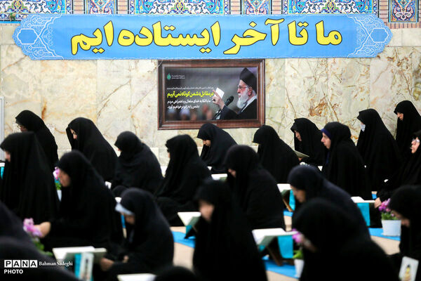 مراسم جزخوانی قرآن کریم در آستان مقدس امامزاده نرمی - اصفهان