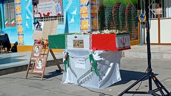 برپایی موکب شهادت حضرت زهرا(س) در دبیرستان شهید محمدتقی دستغیب ناحیه ۳ 