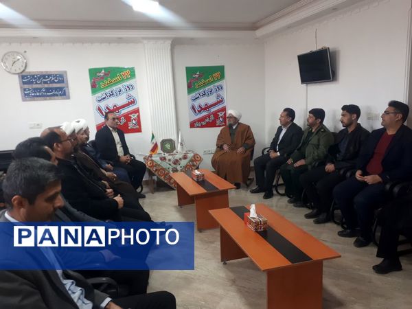 دیدار فرماندار شهرستان سملقان با رئیس بنیاد شهید به‌مناسبت گرامیداشت روز شهدا