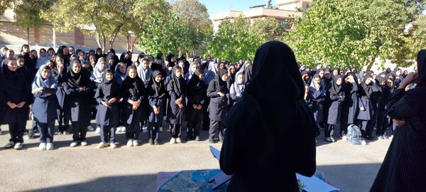 آغاز سال تحصیلی جدید در مدرسه زنده یاد آرش عزیزی