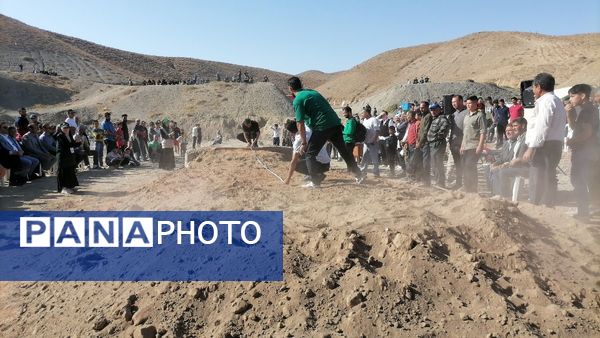 مسابقات بومی محلی  در گود کشتی شهر بار نیشابور