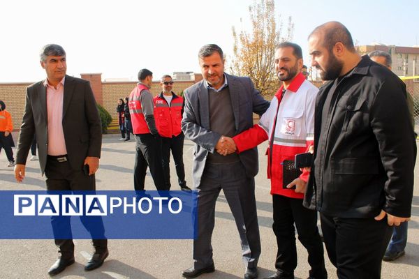 مانور سراسری زلزله و ایمنی در پردیس