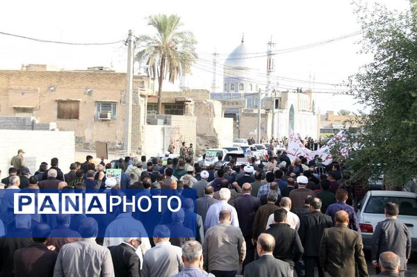 تجدید بیعت مردم بهبهان با انقلاب اسلامی در حماسه ۹ دی