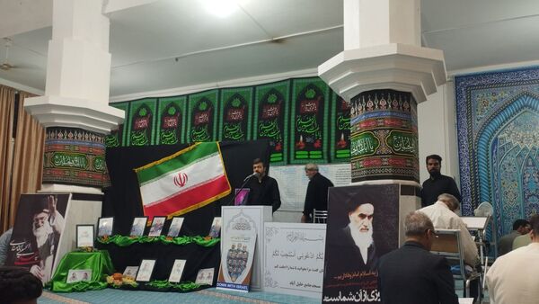 برگزاری مراسم چهلم شهدای جنگ ۱۲ روزه در شهرستان خلیل آباد