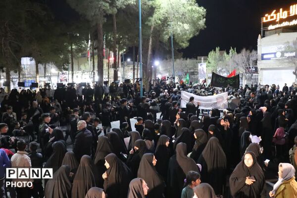 سوگواره دانش‌آموزی شهادت رهبر معظم انقلاب و شهدای میناب در ابرکوه