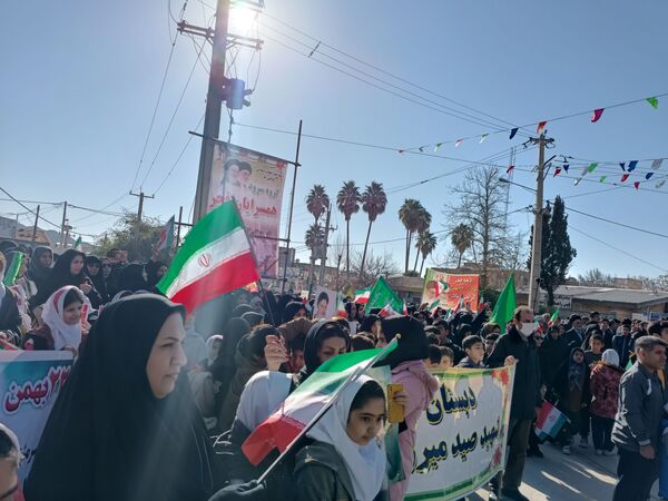 راهپیمائی یوم الله ۲۲بهمن در شهرستان آبدانان