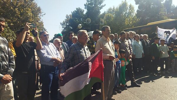 راهپیمایی بشارت نصر در نیشابور 
