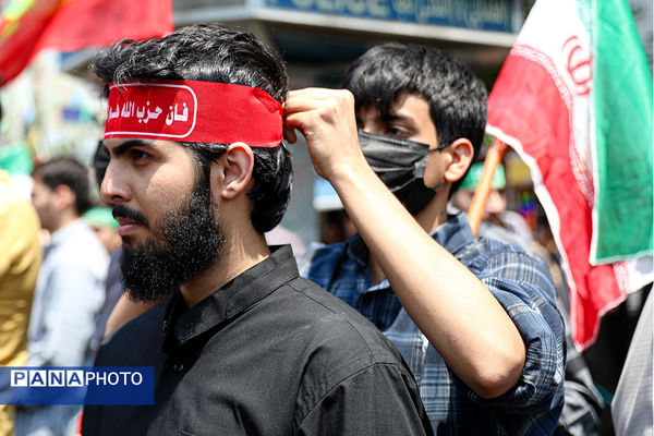 تجمع مردم تهران در محکومیت حمله رژیم صهیونیستی به ایران