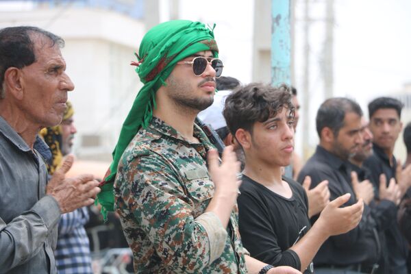 مراسم عزاداری ظهر عاشورا در شهرستان بندرخمیر