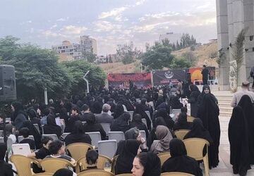 کاروان همدلان حسینی در آیین پیاده‌روی جاماندگان اربعین شیراز