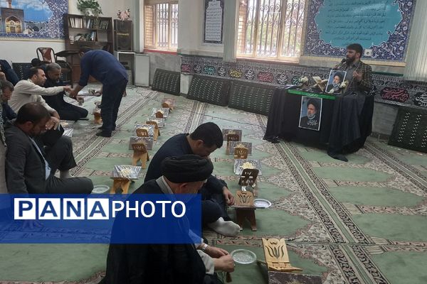 مراسم بزرگداشت شهدای خدمت در ناحیه 2 شهرری 