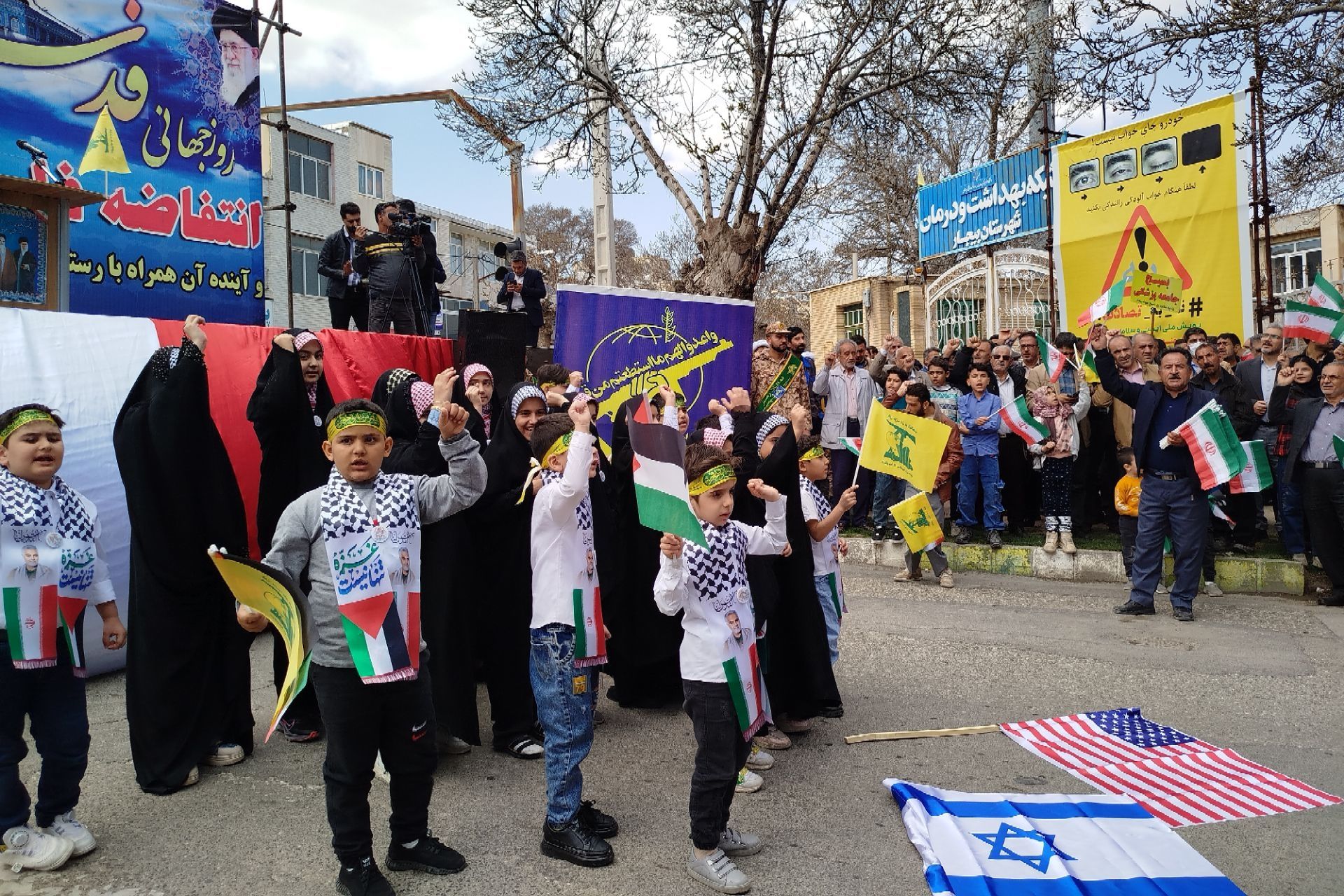 حضور پرشور مردم شهرستان بیجار در راهپیمایی روز جهانی قدس