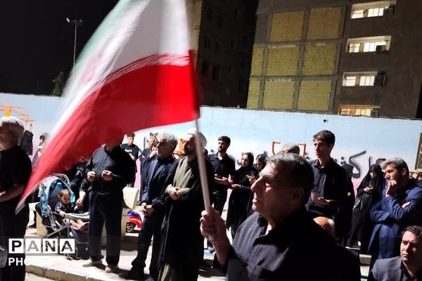 تجمع مردمی شهر صباشهر همزمان با مراسم شام غریبان  