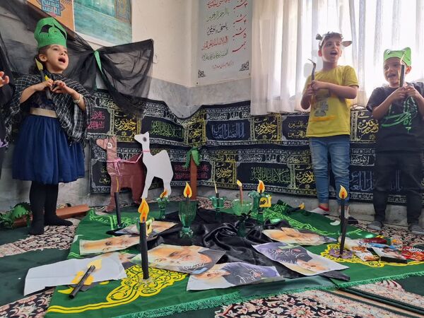 مراسم عزاداری کودکان دارالقران امام علی(ع)