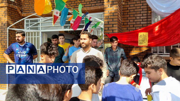 برپایی موکب دانش‌آموزان مدرسه نمونه دولتی پژوهش در جشن میلاد امام حسن عسکری (ع)