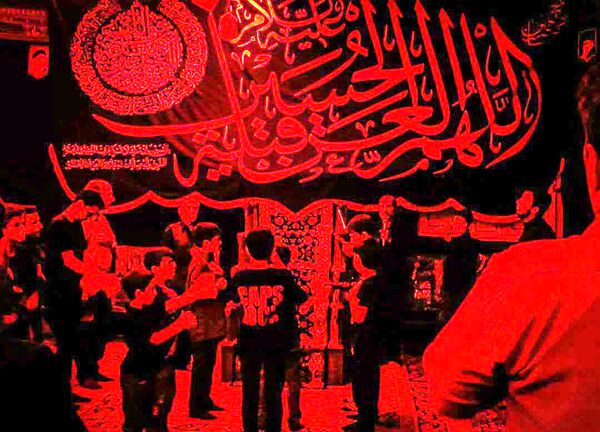 مراسم سوگواری شهادت امام رضا (ع) در شهر رباط‌سنگ 