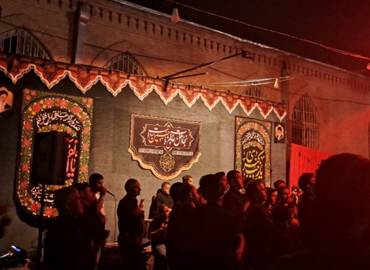 شب هفتم محرم در هیات باقرالعلوم نیشابور 