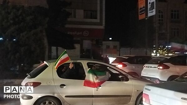 رژه ماشینی در بلوار فضل نیشابور 