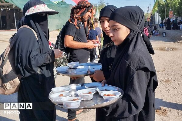 شکوه میزبانی کودکان در مسیر مشایه