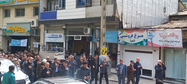 تشییع پیکر جانباز هشت سال دفاع مقدس در سوادکوه