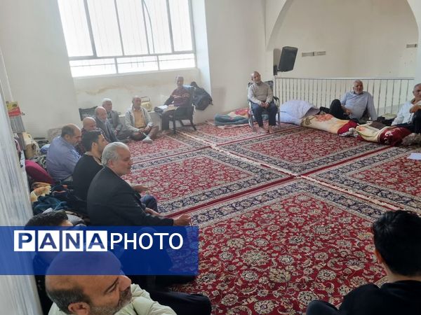 حلقه‌های صالحین اعتکاف در شهرستان خلیل‌آباد 